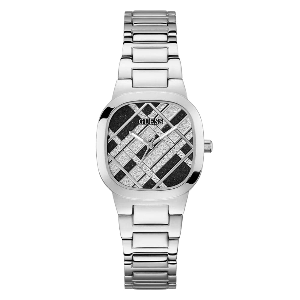 Guess Analog Silver Stainless Steel Strap Women Watch GW0600L1