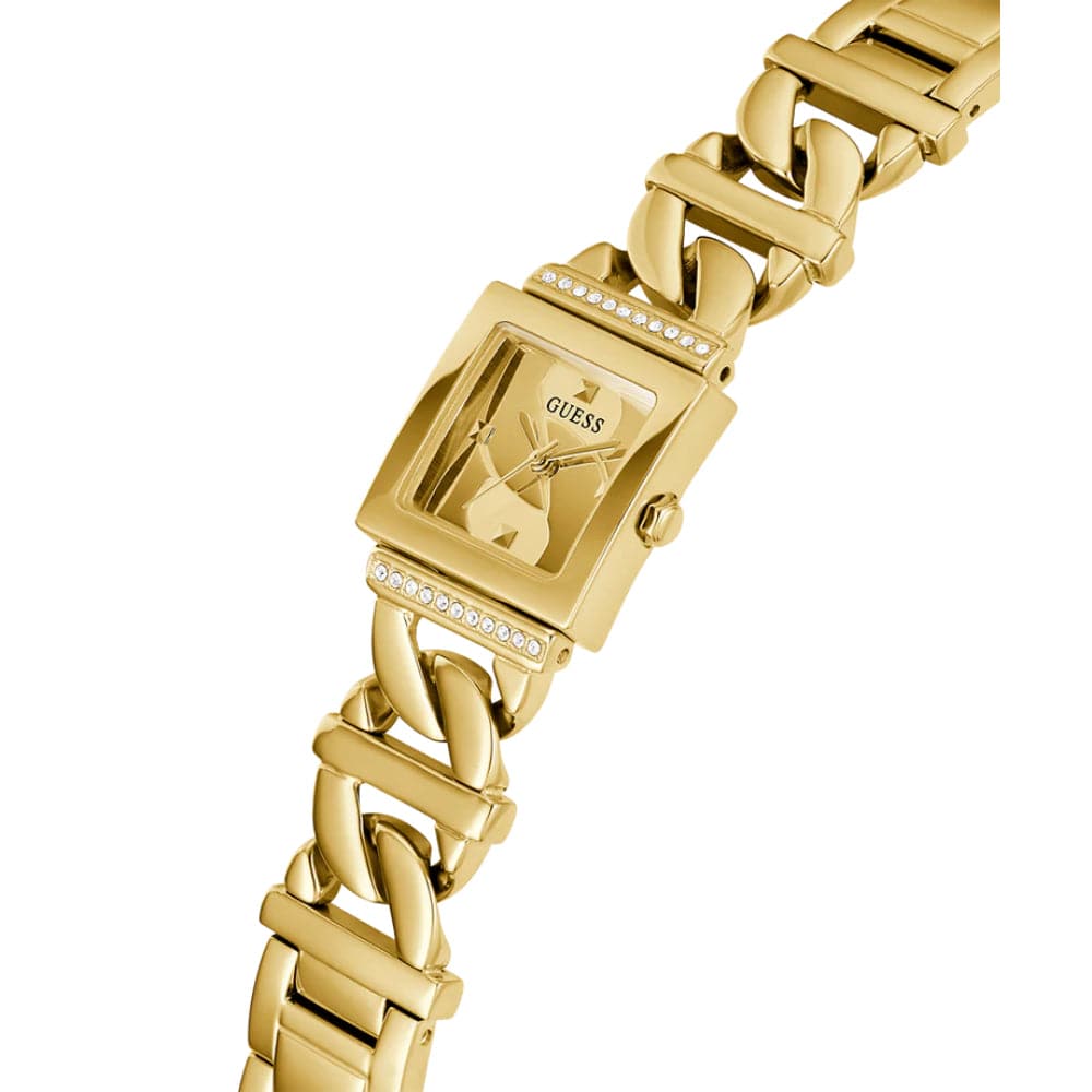 Guess Analog Gold Stainless Steel Strap Women Watch GW0603L2