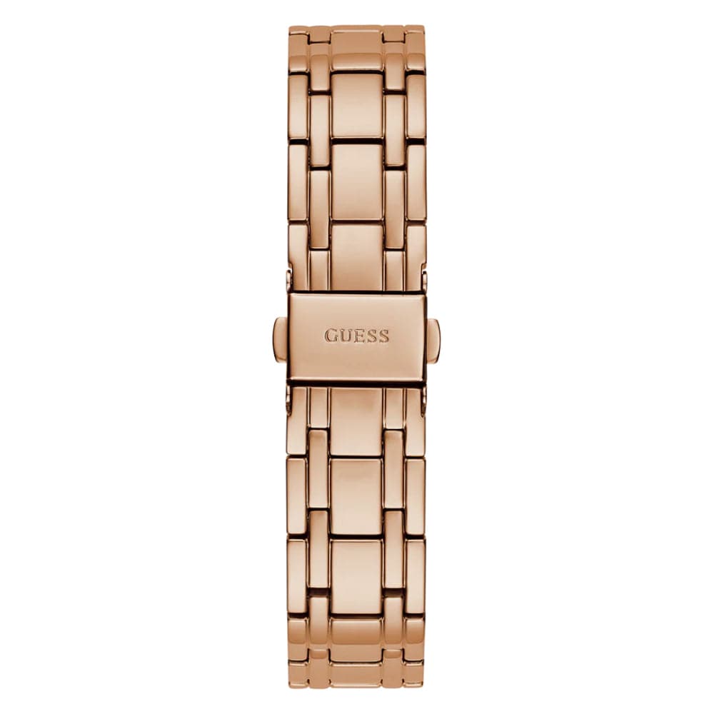 Guess Multifunction Rose Gold Stainless Steel Strap Women Watch GW0604L3