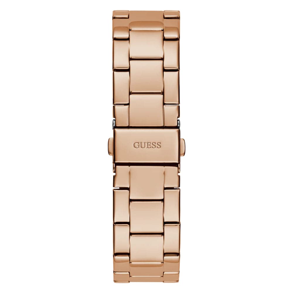 Guess Analog Multicolor Dial Rose Gold Stainless Steel Strap Women Watch GW0607L3