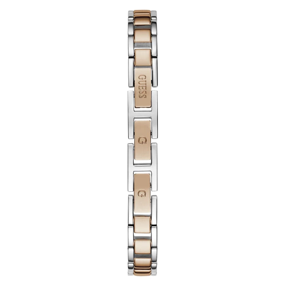 Guess Analog Silver Dial Two-Tone Stainless Steel Strap Women Watch GW0609L3