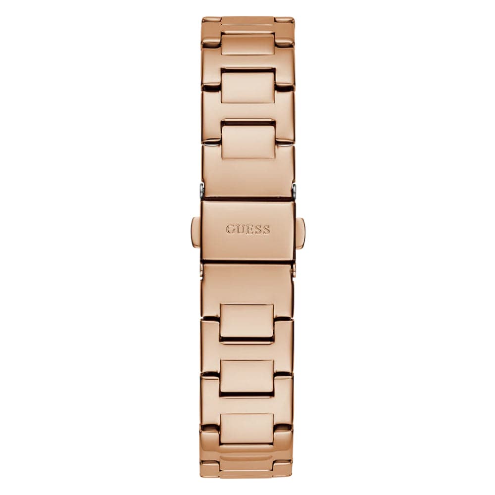 Guess Analog Rose Gold Stainless Steel Strap Women Watch GW0615L3