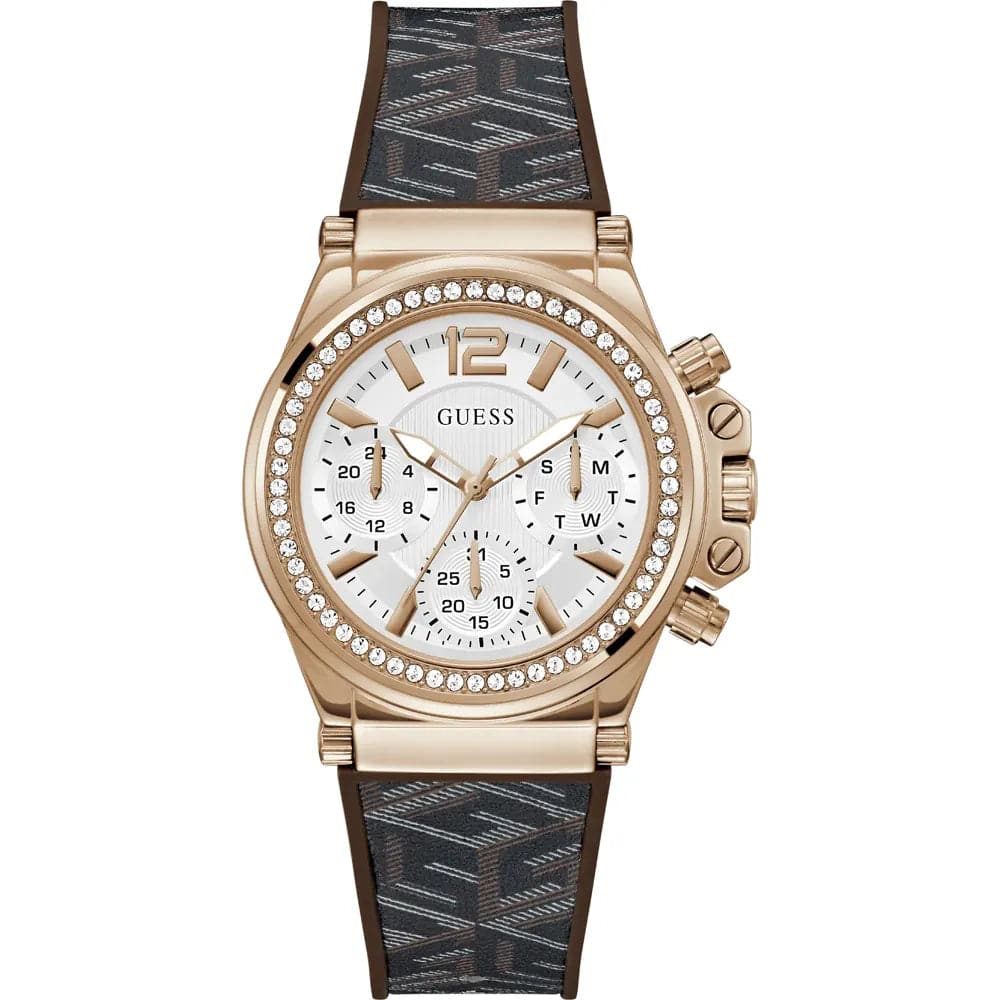 Guess Charisma Chronograph Multicolor Silicone Strap Women Watch GW0621L5