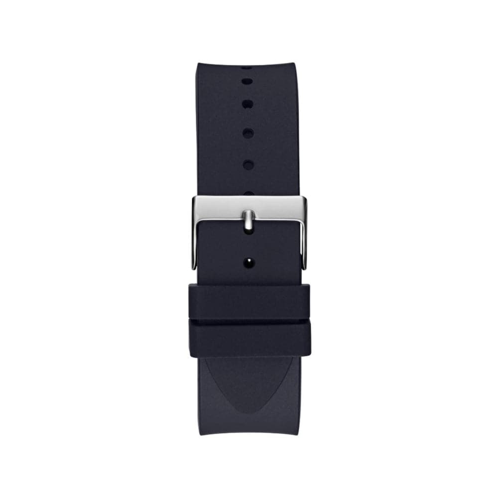 Guess Multicolor Dial Navy Blue Silicone Strap Unisex Watch GW0625G1