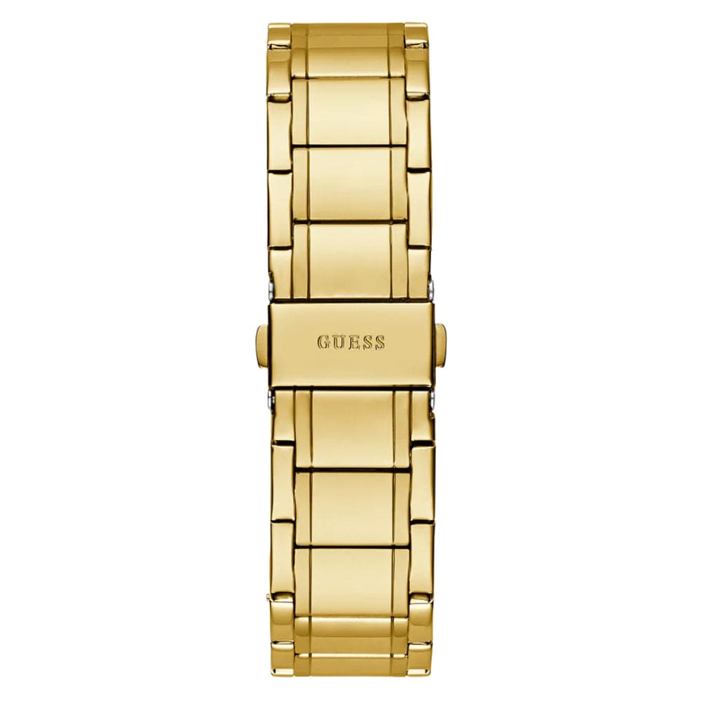 Guess Analog Green Dial Gold Stainless Steel Strap Men Watch GW0626G2