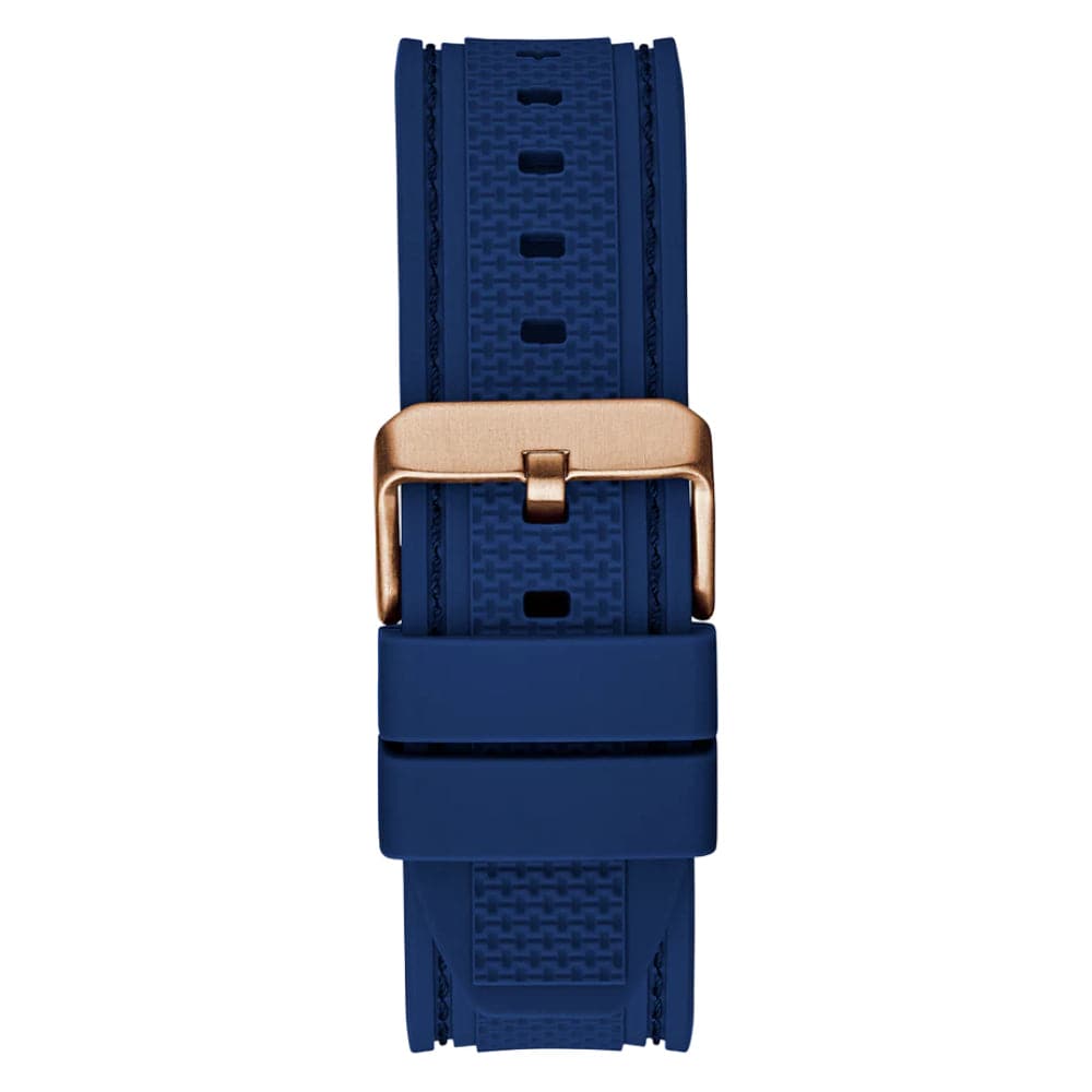 Guess Multifunction Blue Silicone Strap Men Watch GW0640G3