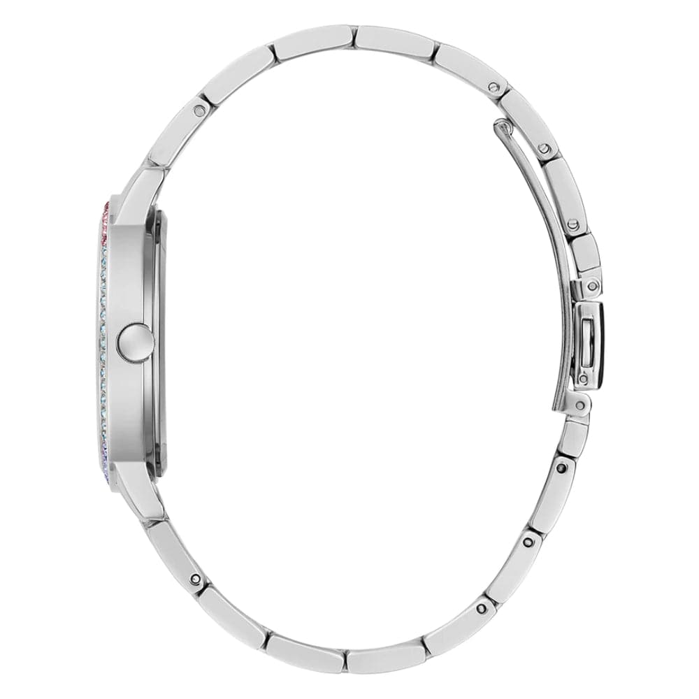 Guess Silver Dial Stainless Steel Strap Women Watch GW0657L1