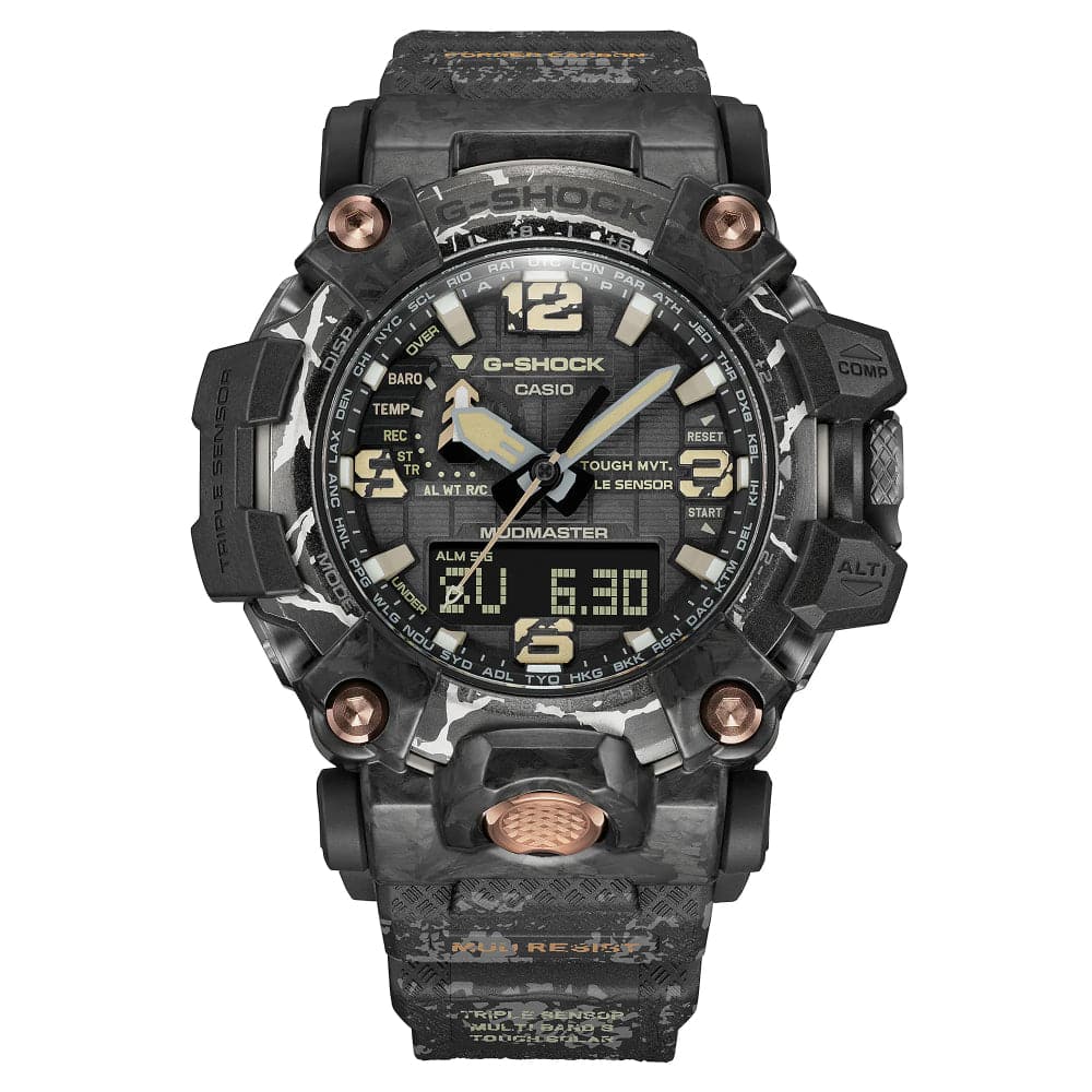 Casio G-Shock Black Dial & Resin Strap Men Watch GWG-2000CR-1ADR