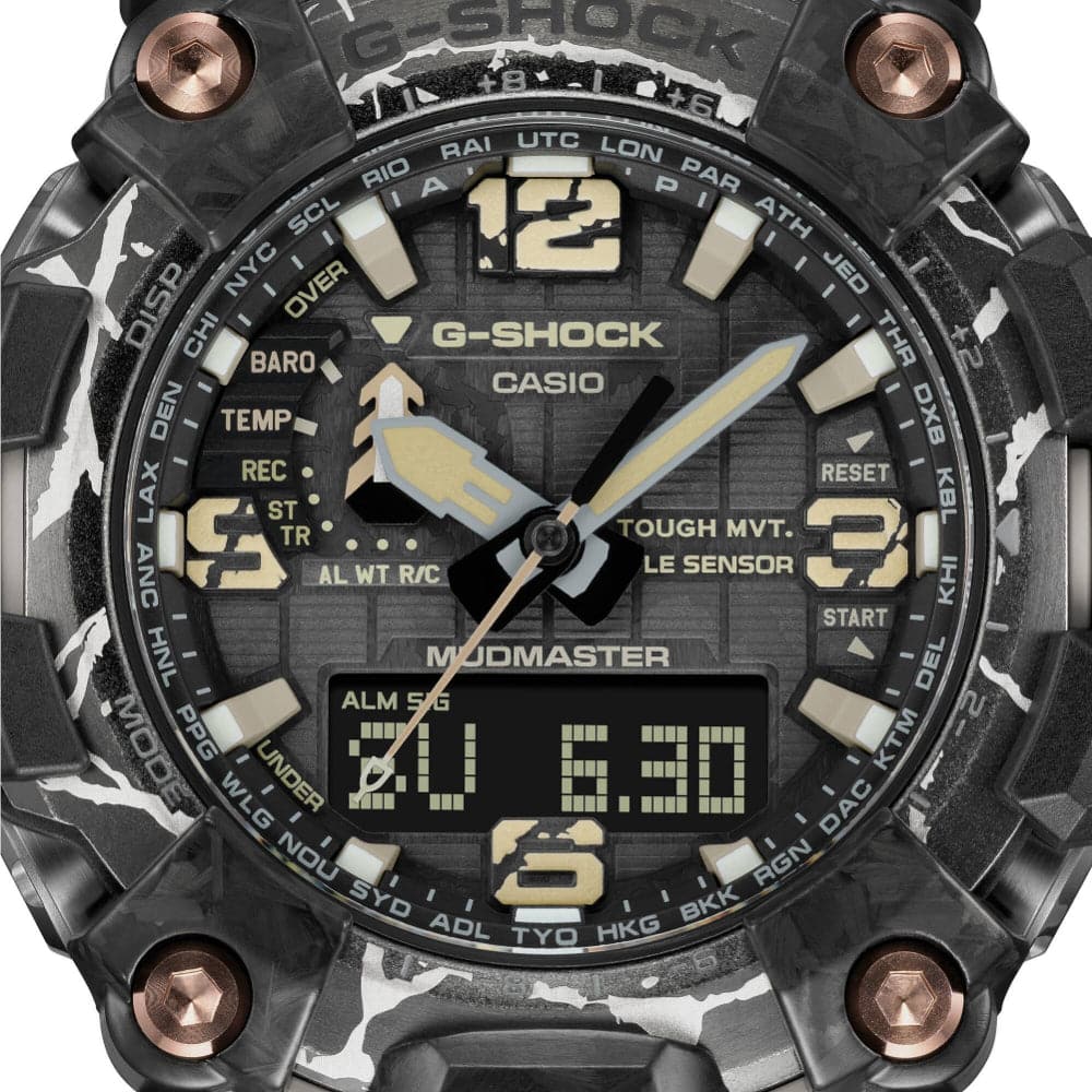 Casio G-Shock Black Dial & Resin Strap Men Watch GWG-2000CR-1ADR