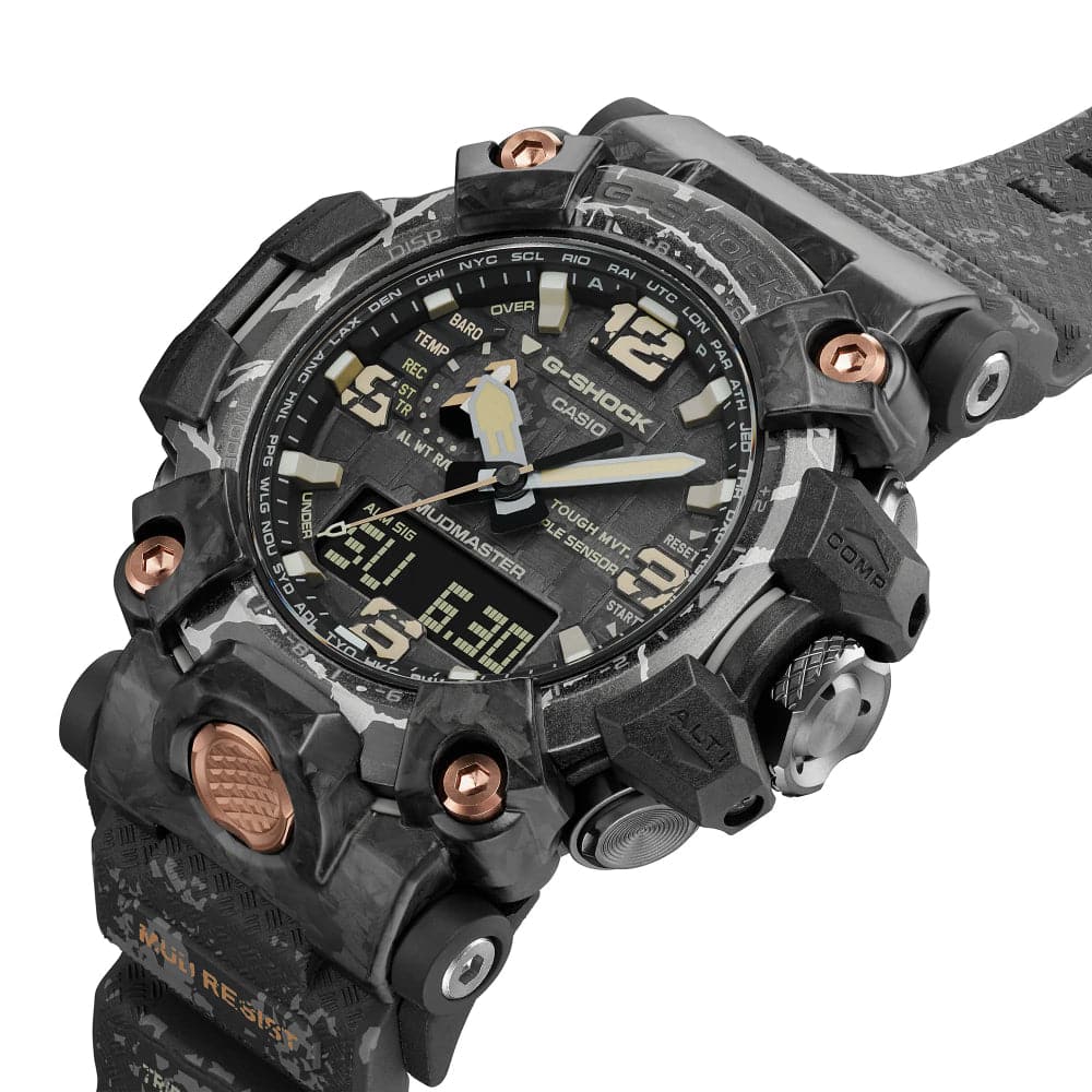 Casio G-Shock Black Dial & Resin Strap Men Watch GWG-2000CR-1ADR