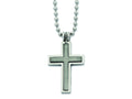 55cm Men's Cross Necklace in Stainless Steel