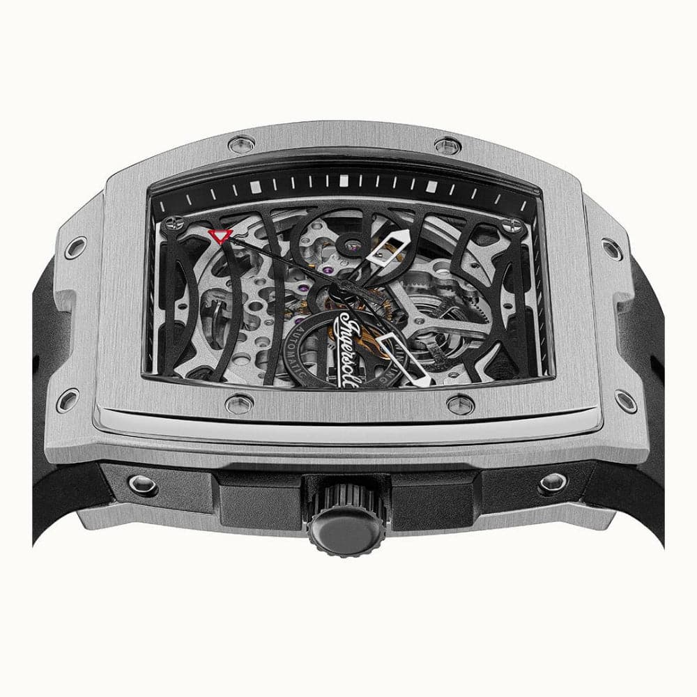 Ingersoll The Challenger Black Rubber Strap Men Watch I12301