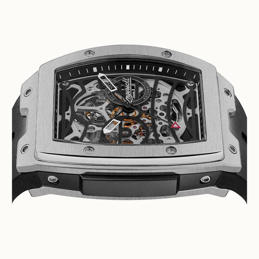 Ingersoll The Challenger Black Rubber Strap Men Watch I12301