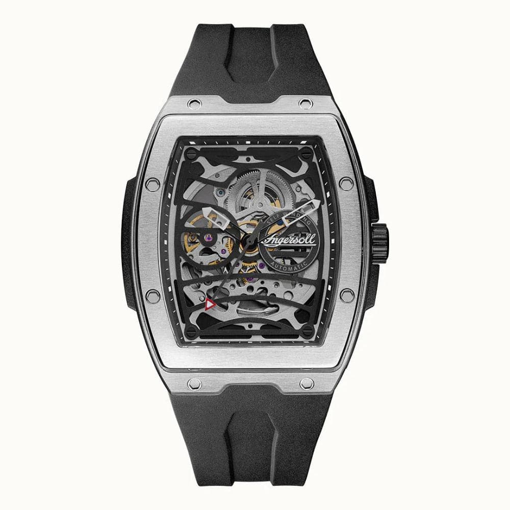 Ingersoll The Challenger Black Rubber Strap Men Watch I12301