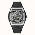 Ingersoll The Challenger Skeleton Dial Black Rubber Strap Men Watch I12306
