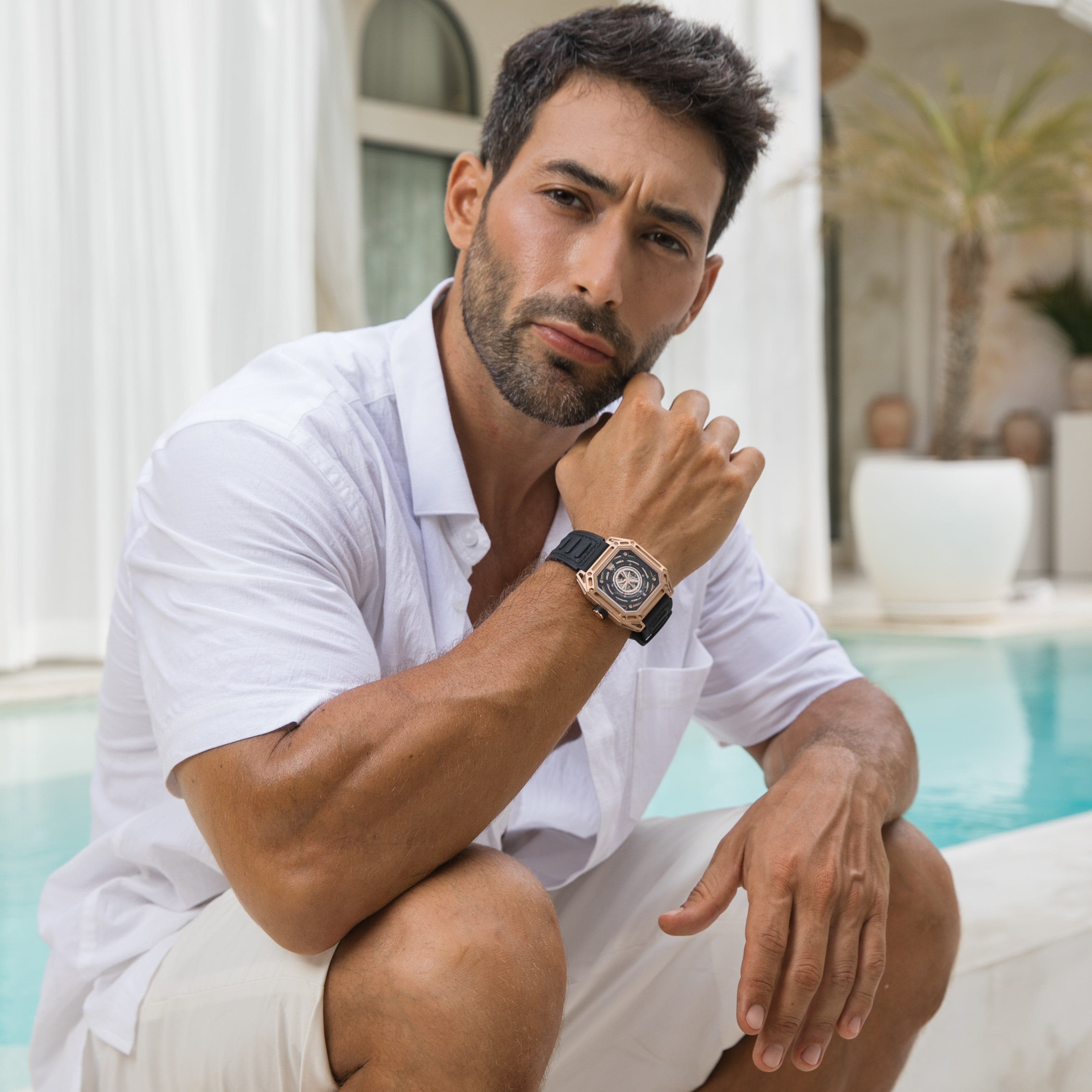 Championship AG Collective G 8045 RG-BKRG Men's Watch