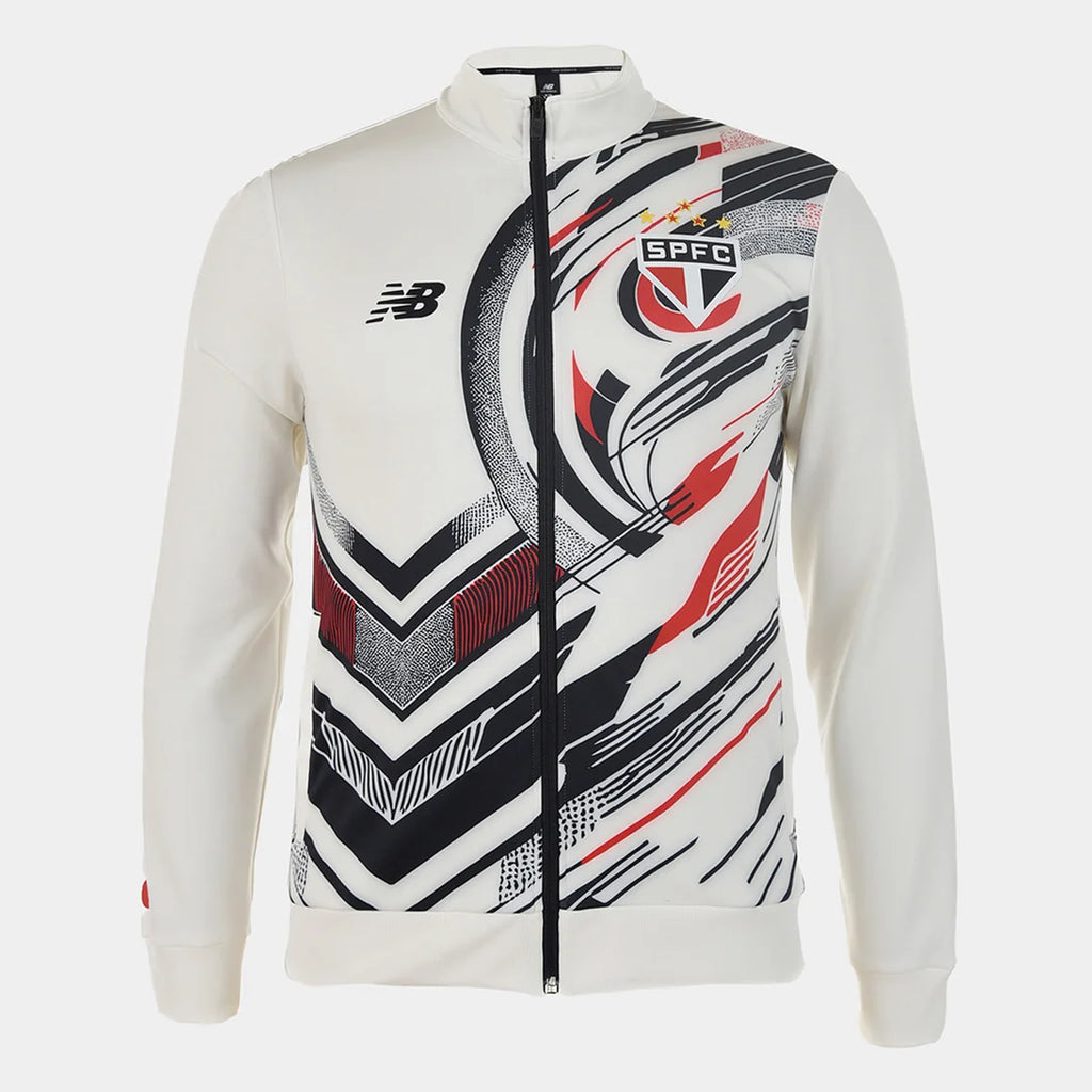 Jaqueta Pre-treino 25/26 São Paulo Off White