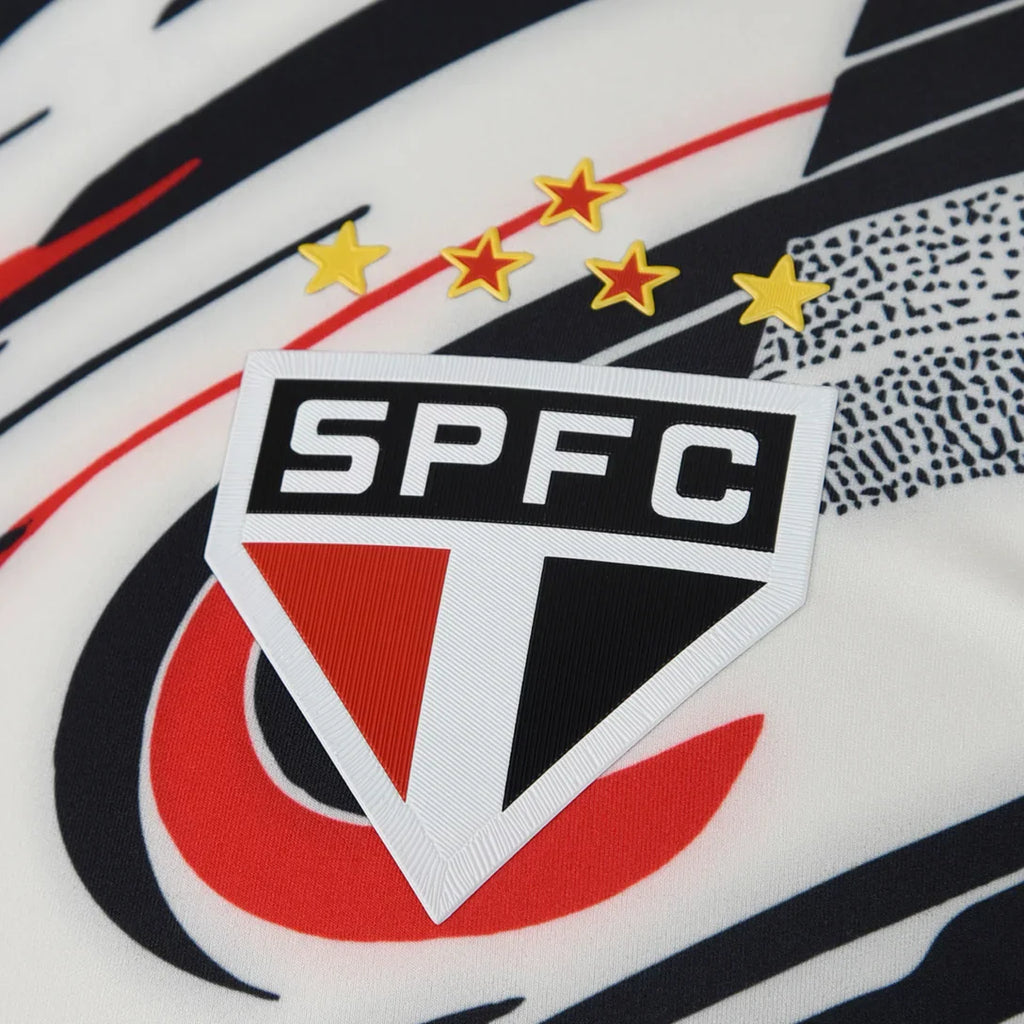 Jaqueta Pre-treino 25/26 São Paulo Off White