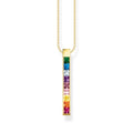 THOMAS SABO Necklace colourful stones gold