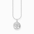 THOMAS SABO Necklace with tree of love pendant and white zirconia