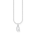 THOMAS SABO Necklace with letter pendant Q and white zirconia - silver