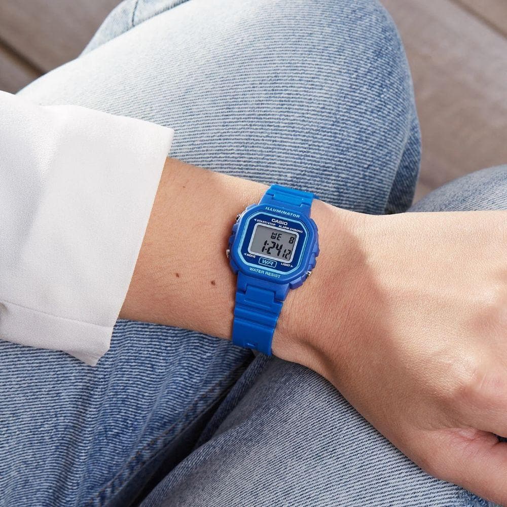 Casio General Blue Resin Strap Unisex Watch LA-20WH-2ADF-P