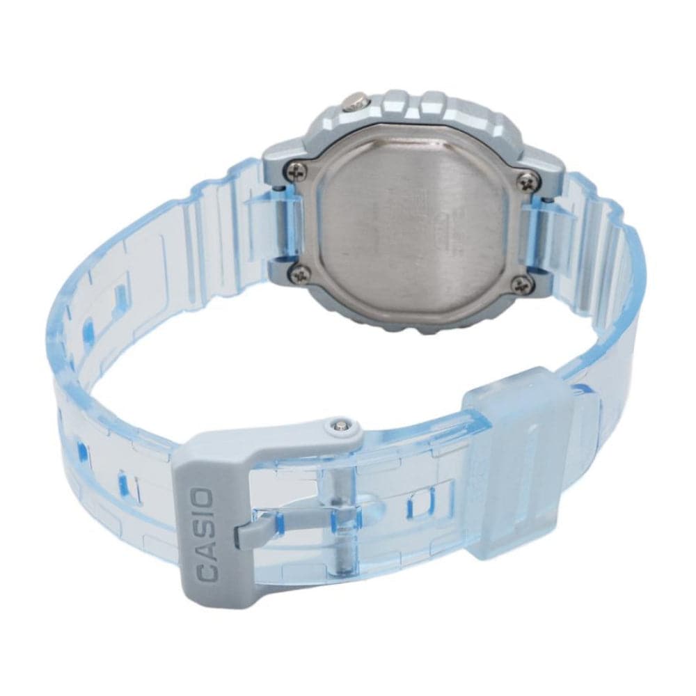 Casio General Transparent Dial And Blue Resin Strap Unisex Watch LA-20WHS-2ADF-P