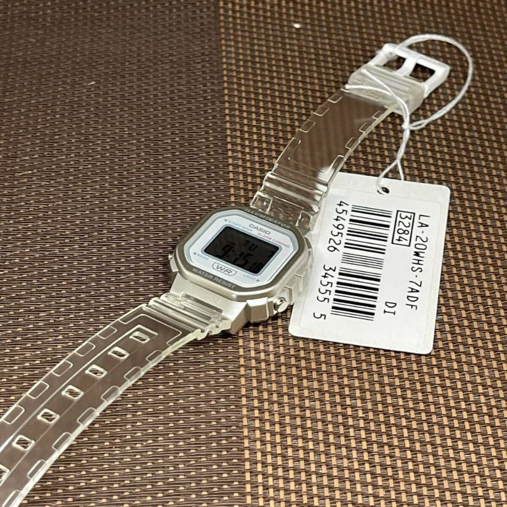Casio General Translucent Strap Unisex Watch LA-20WHS-7ADF-P