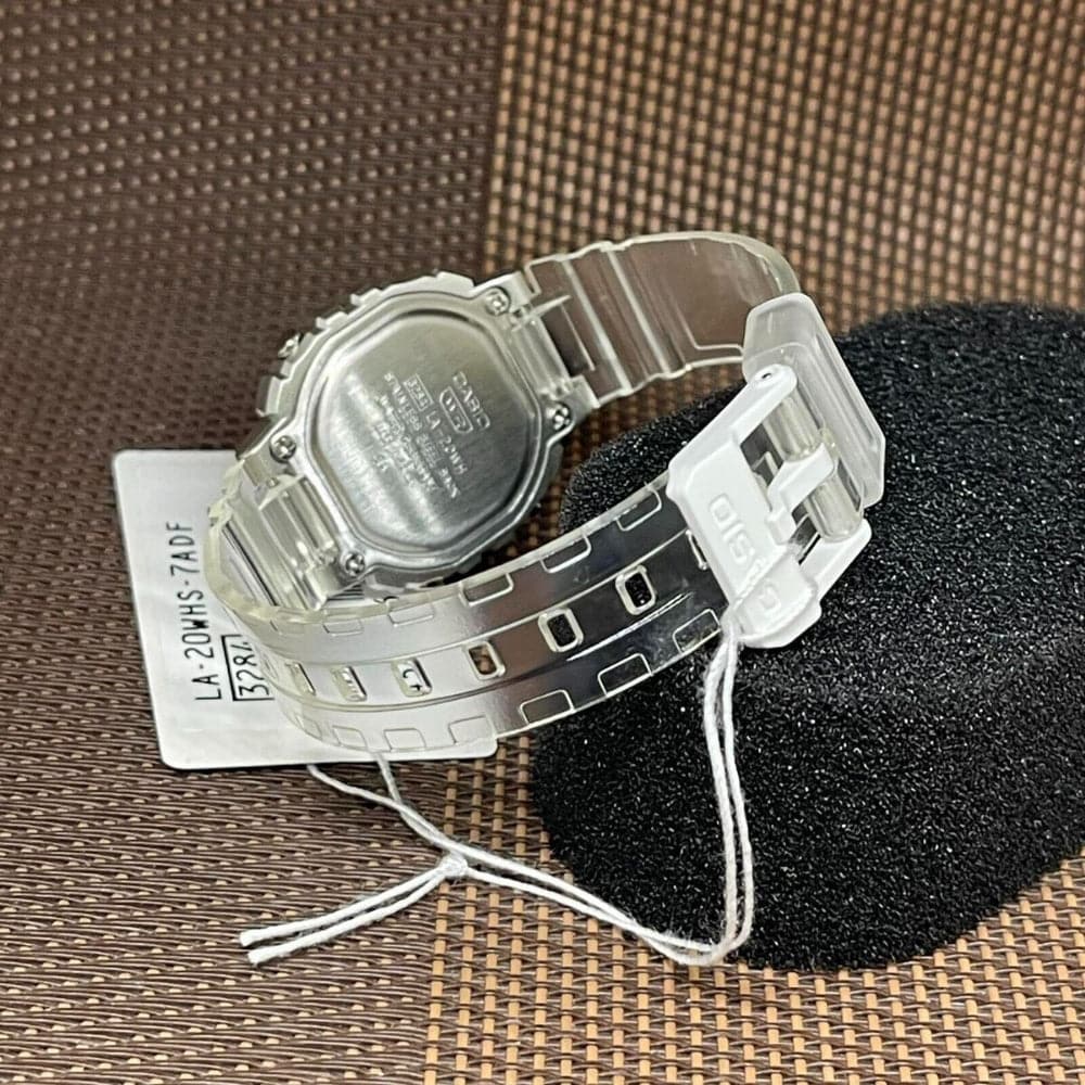 Casio General Translucent Strap Unisex Watch LA-20WHS-7ADF-P