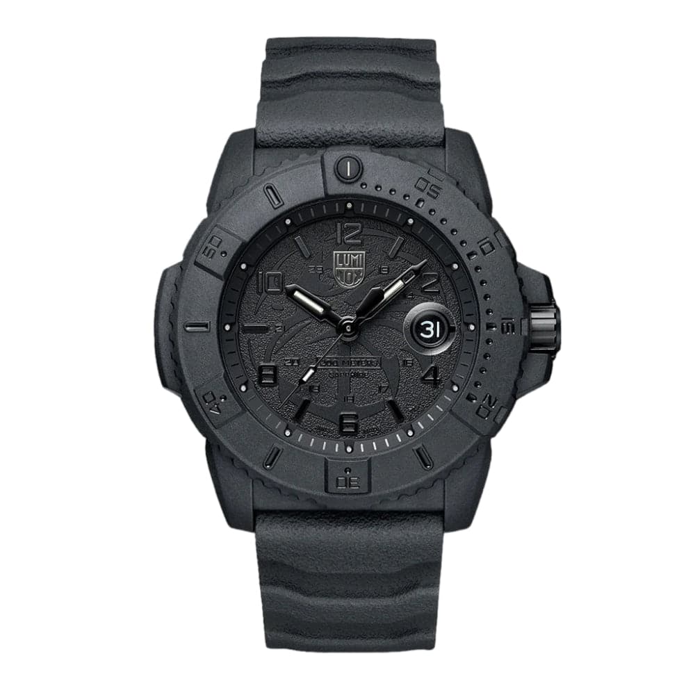 Luminox Navy Seal Black Dial & Rubber Strap Men Watch LM3601.BO.NSF