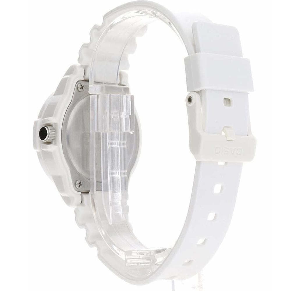Casio General Pink Dial White Resin Strap Women Watch LRW-200H-4E3VDF-P