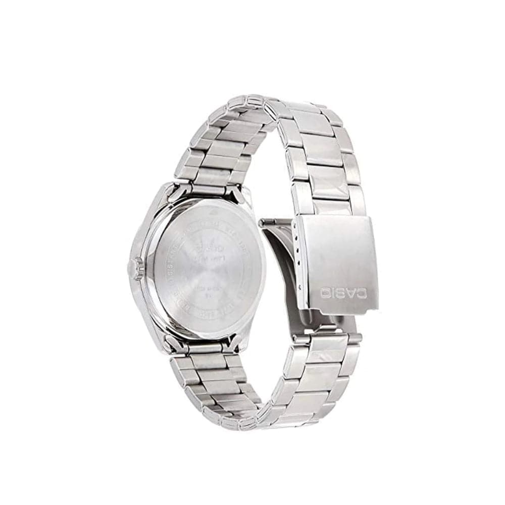 Casio General Black Dial Silver Stainless Steel Strap Unisex Watch LTP-1302D-1A2VDF-P