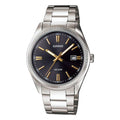 Casio General Black Dial Silver Stainless Steel Strap Unisex Watch LTP-1302D-1A2VDF-P