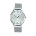 Casio General Silver Dial Milanese Strap Women Watch LTP-E157M-7ADF-P