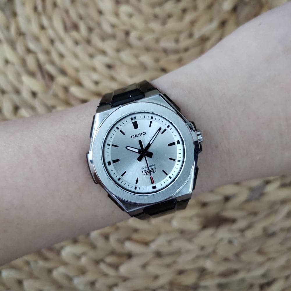 Casio General Silver Dial Black Resin Strap Unisex Watch LWA-300H-7E2VDF-P