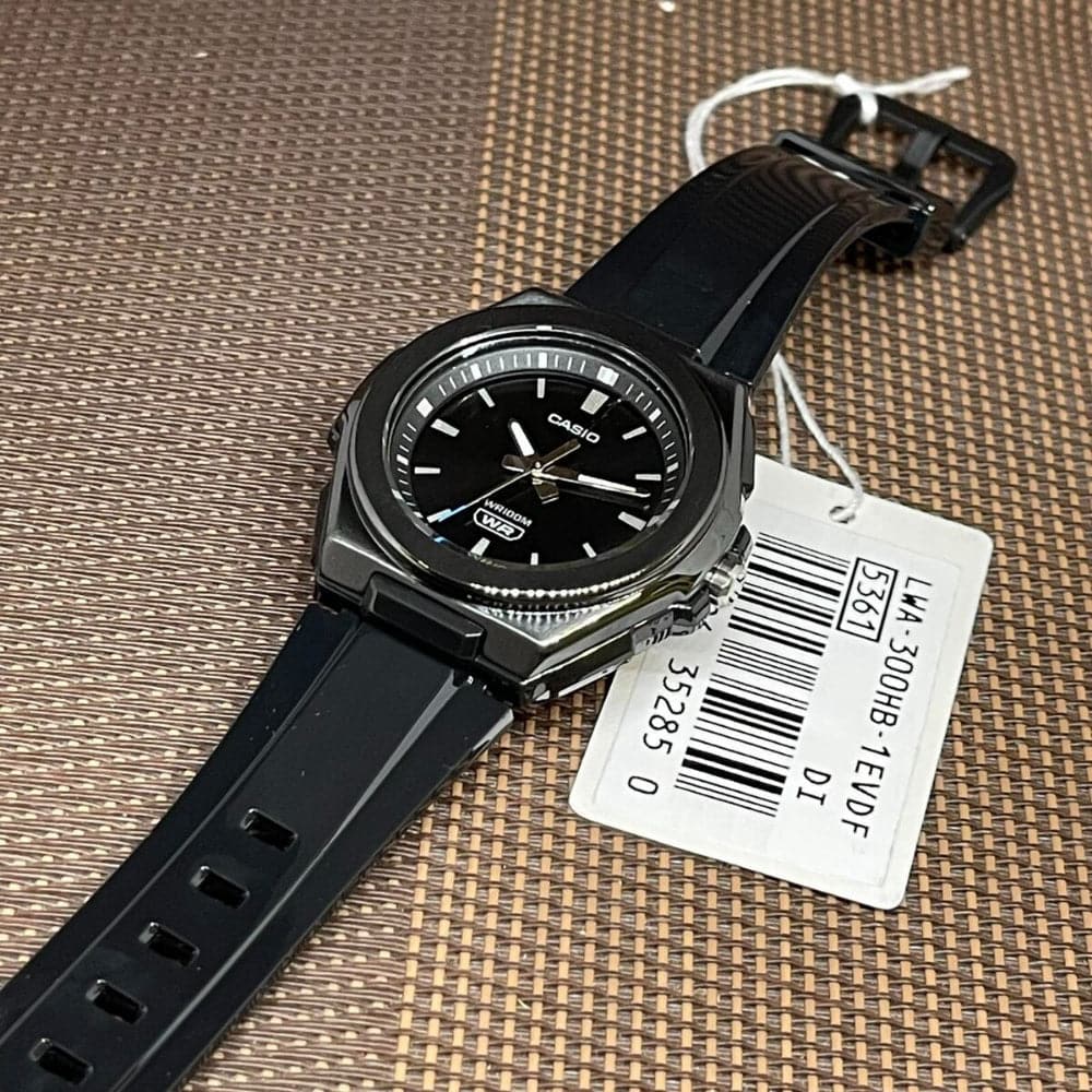 Casio General Black Dial Resin Strap Unisex Watch LWA-300HB-1EVDF-P