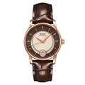 Mido Baroncelli Brown Leather Strap Men Watch M0072073629100
