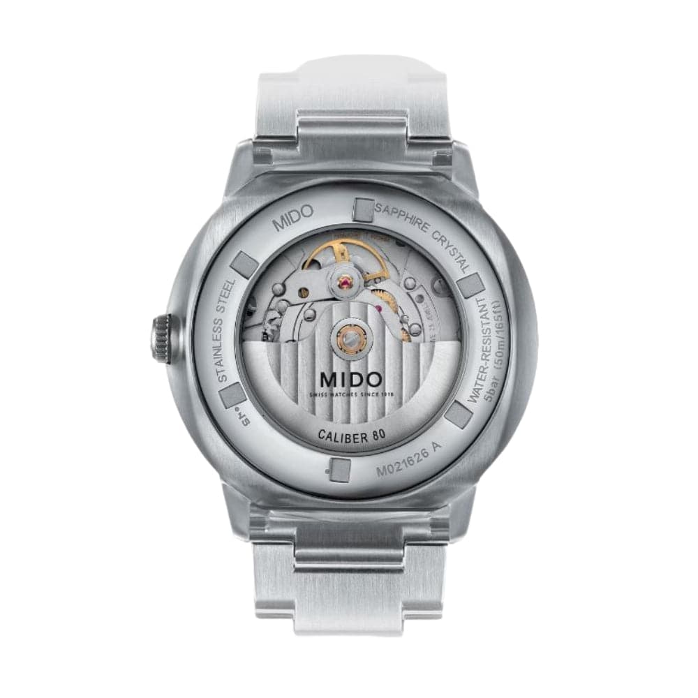 Mido Commander Silver Stainless Steel Strap Men Watch M0216261106100