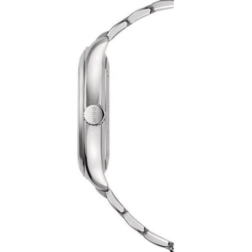 Mido Belluna Royal Silver Stainless Steel Strap Men Watch M0245071103100