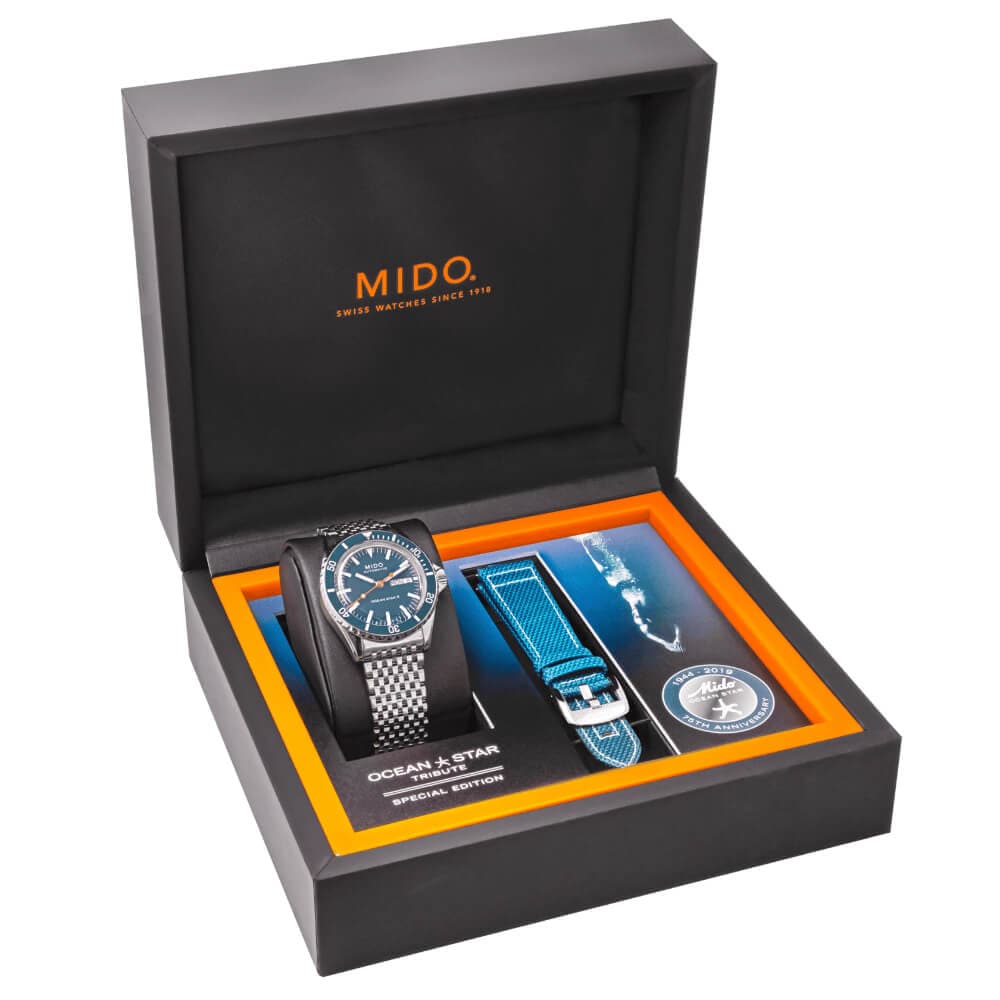Mido Ocean Star Silver Stainless Steel Strap Men Watch M0268301104100