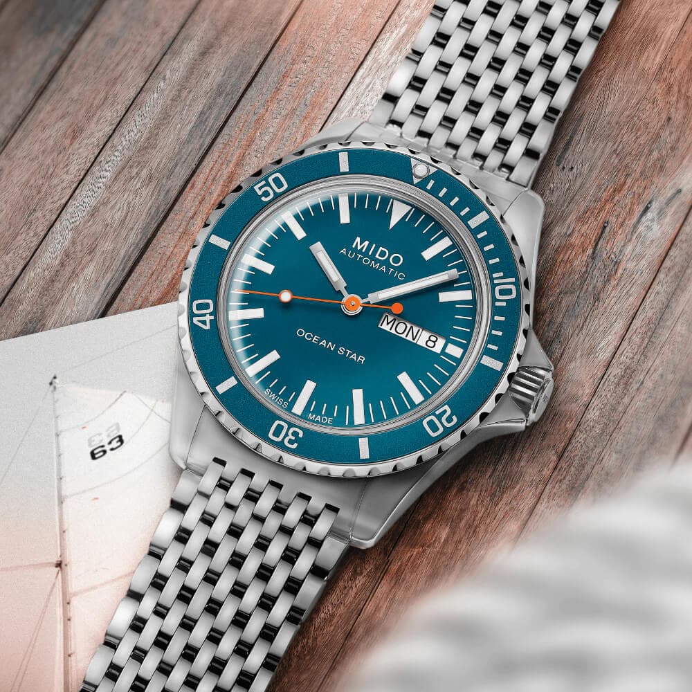 Mido Ocean Star Silver Stainless Steel Strap Men Watch M0268301104100
