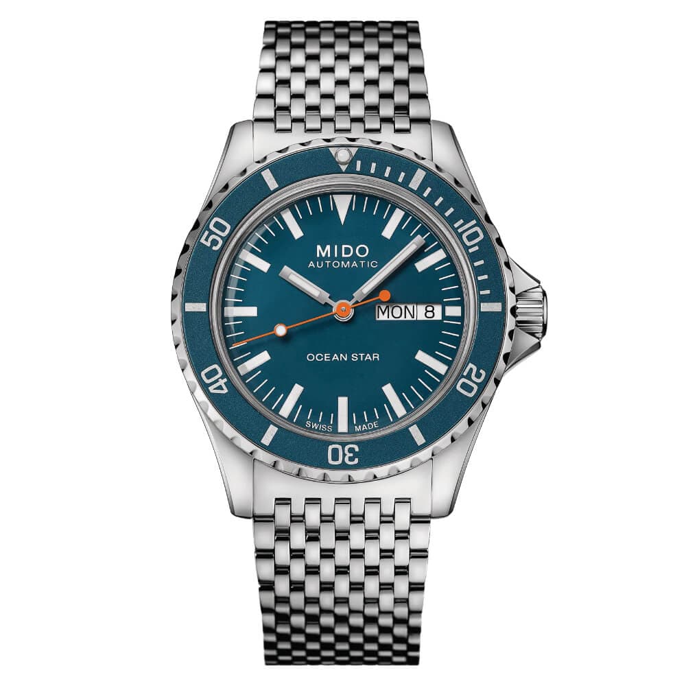 Mido Ocean Star Silver Stainless Steel Strap Men Watch M0268301104100