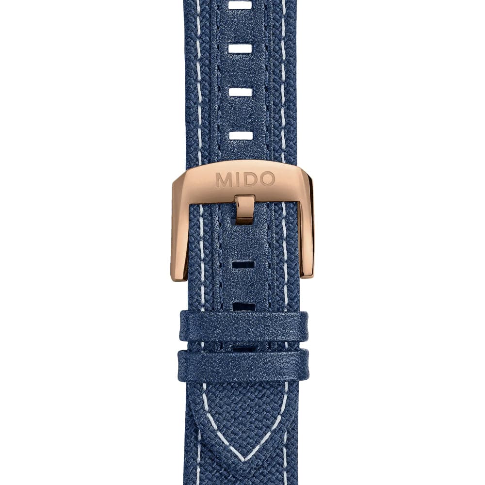 Mido Ocean Star Tribute Blue Fabric Strap Men Watch M0268303804100