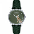 August Berg X Morris & Co. Perlon Braided Nylon Strap Unisex Watch M1FH0630E17VGN7 (30mm)