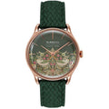 August Berg X Morris & Co Green Perlon Braided Nylon Strap Unisex Watch M1ST0530A19VGN7 (30mm)