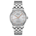 Mido Baroncelli Silver Stainless Steel Strap Men Watch M86004101