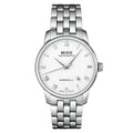 Mido Baroncelli White Dial Grey Stainless Steel Strap Men Watch M86004261