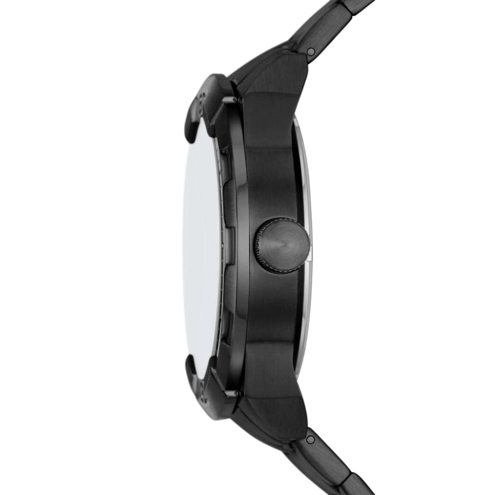 Fossil Bronson Black Stainless Steel Strap Men Watch ME3256
