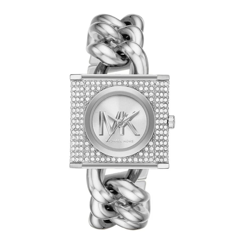 Michael Kors Silver Dial & Stainless Steel Strap Women Watch MK4718