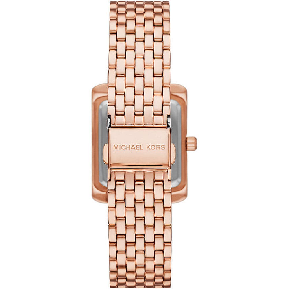 Michael Kors White Dial Rose Gold Stainless Steel Strap Women Watch MK4743